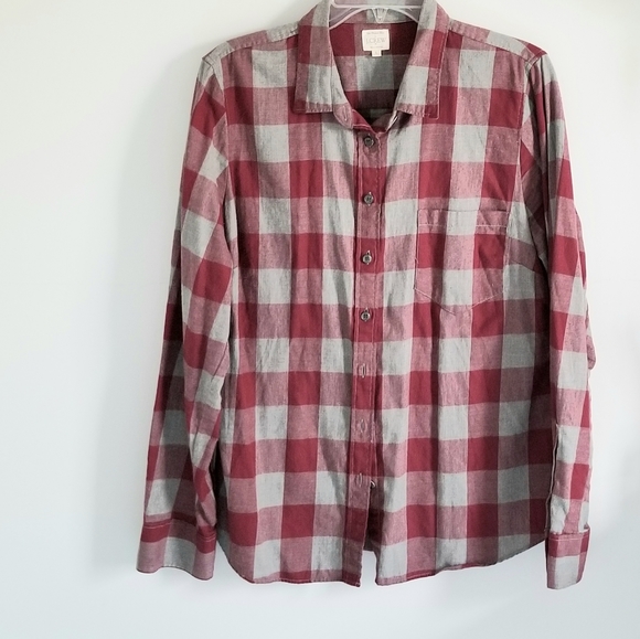 J. Crew Tops - J. Crew the Perfect shirt cotton button down size large